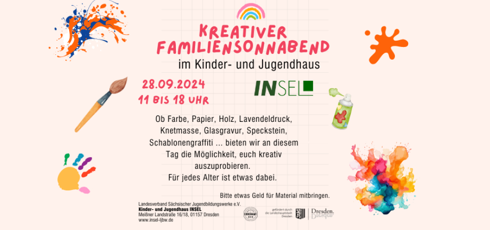 Kreativer Familiensonnabend