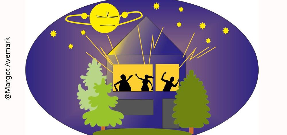 Im Schlafzimmer ist der Teufel los