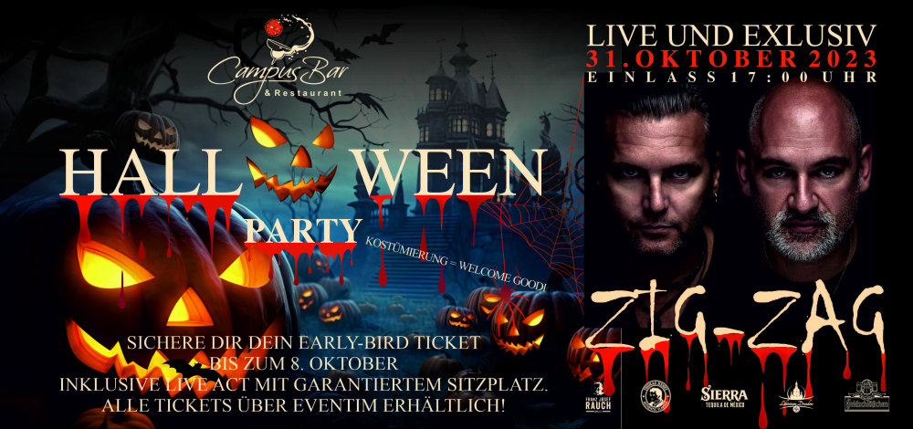 Halloween- Party im Campus Bar & Restaurant