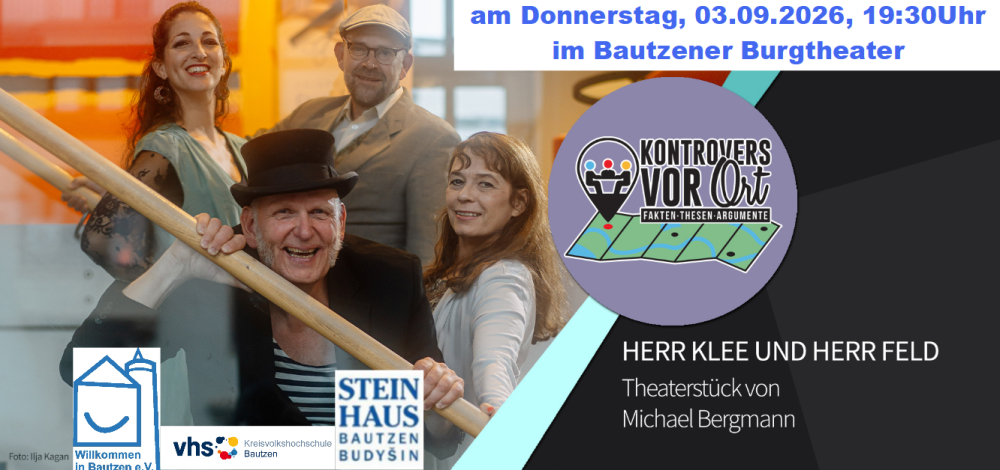"Herr Klee und Herr Feld" Theaterstück im Rahmen von Tacheles mit Ensemble rimon-productions