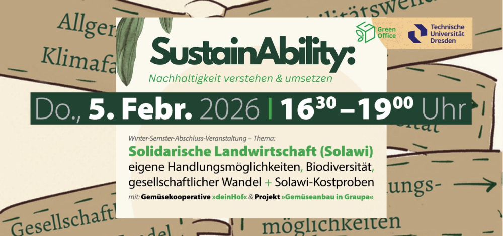 Solidarische Landwirtschaft + Kostproben I SustainAbility: Nachhaltigkeit verstehen & umsetzen