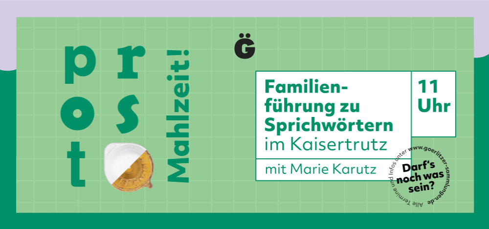 »Prost Mahlzeit!« Familienführung zu Sprichwörtern