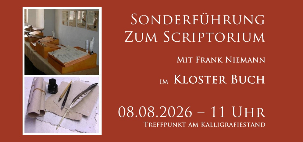 Sonderführung zum Scriptorium