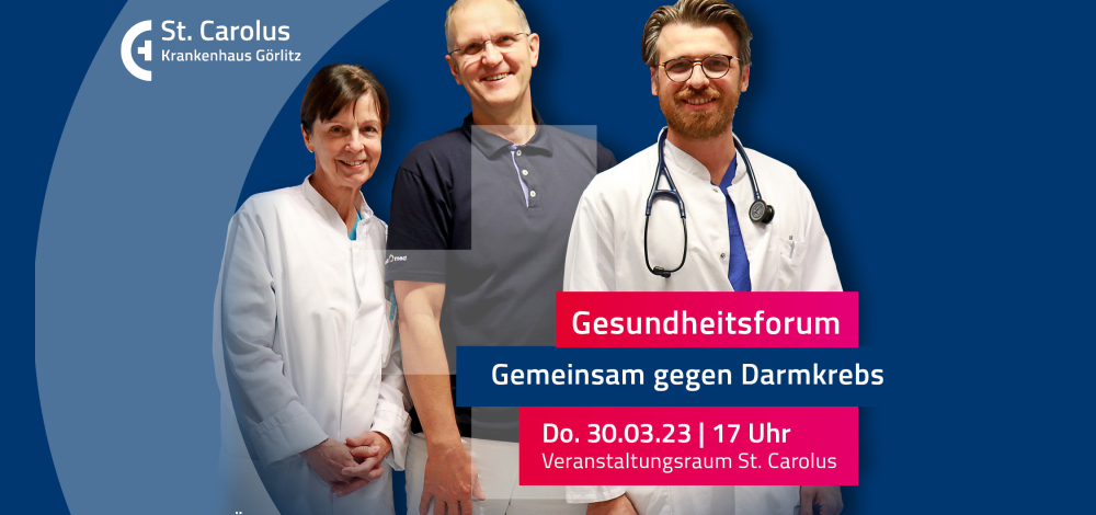 Gesundheitsforum: Gemeinsam gegen Darmkrebs