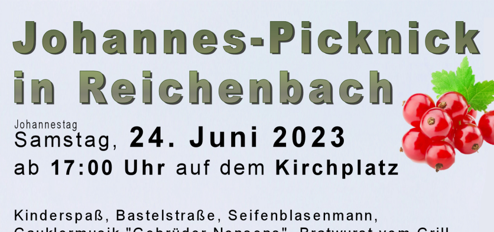 Johannes-Picknick mit Konzert