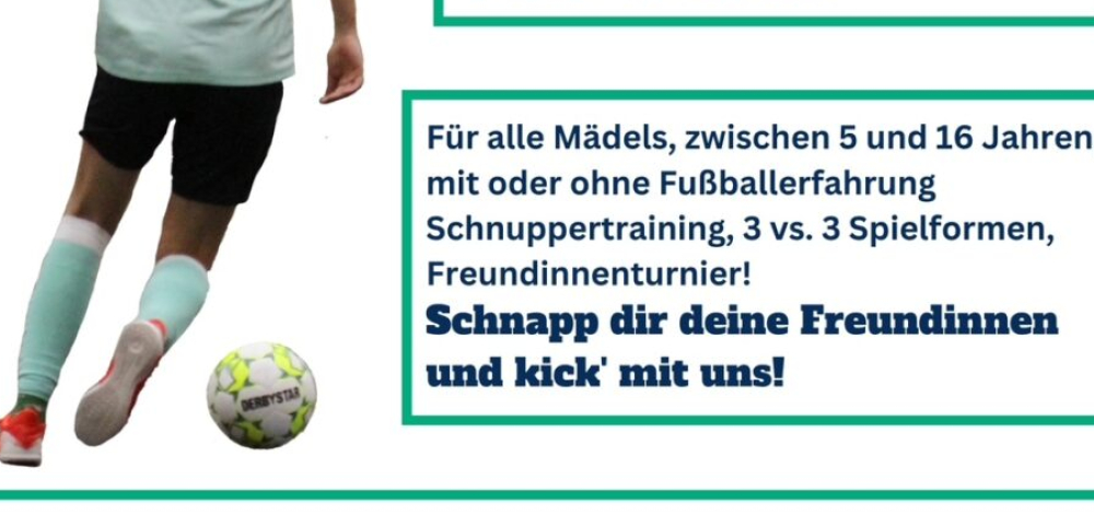 Mädchen an den Ball: SG Dölzschen lädt zum Tag des Mädchenfußballs ein