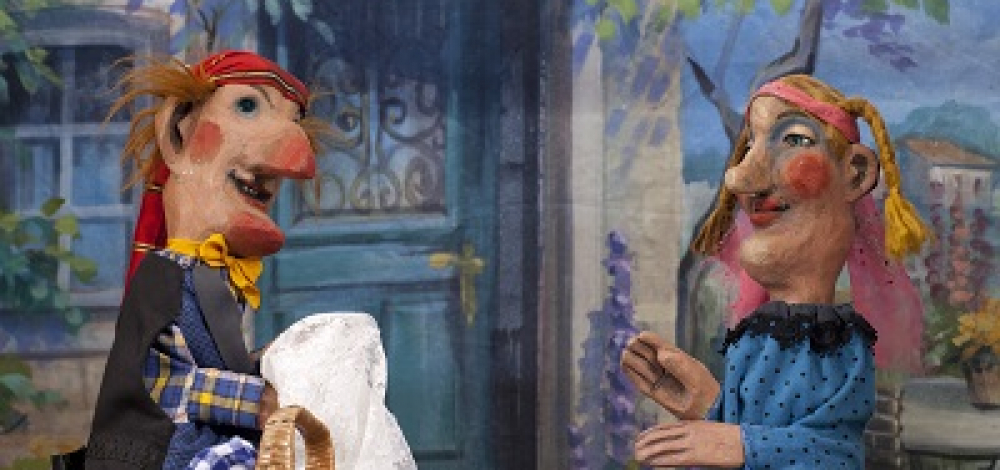 Puppentheater beim Kloster- und Familienfest im Kloster St. Marienstern in Panschwitz-Kuckau