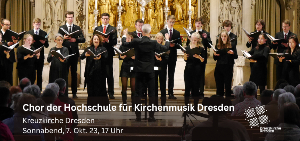 Chor der Kimu Dresden singt in der Kreuzkirche