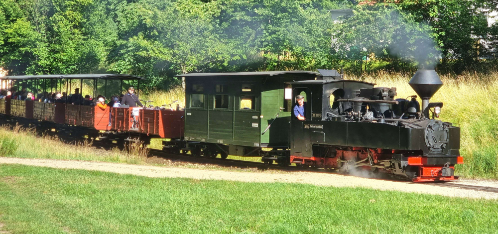 Historischer Dampflokbetrieb Waldeisenbahn Muskau