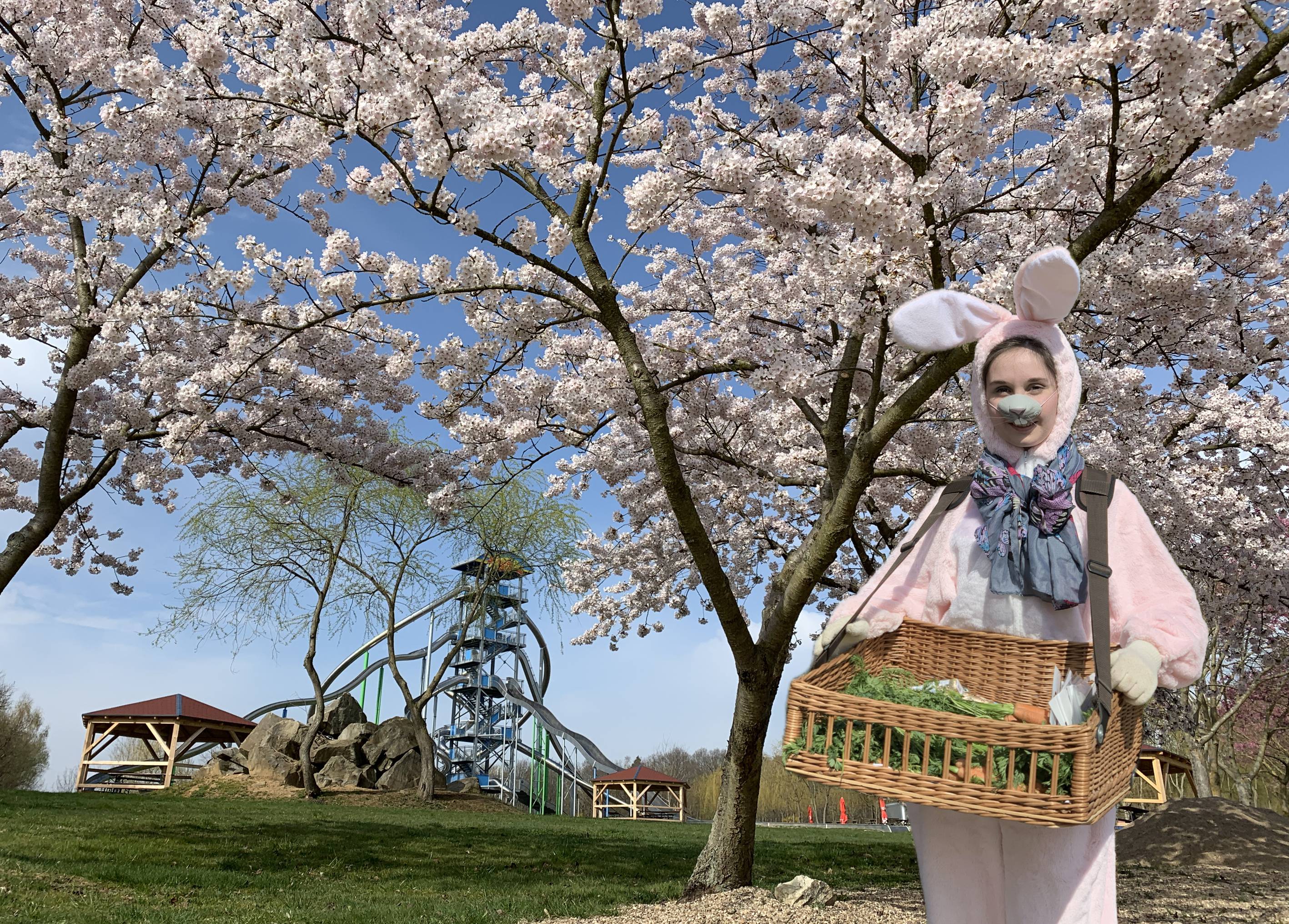 Lustige Osterhasensuche im Sonnenlandpark Lichtenau