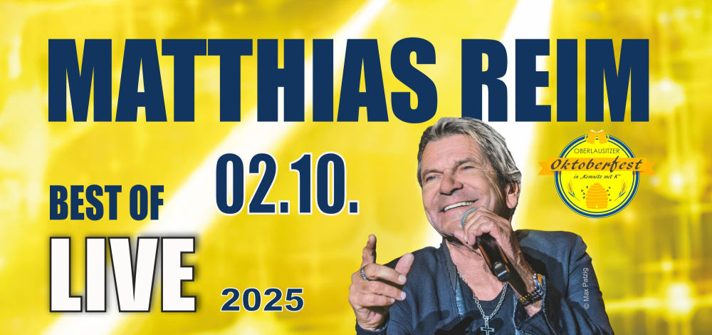 Konzert Matthias Reim & Band - Live