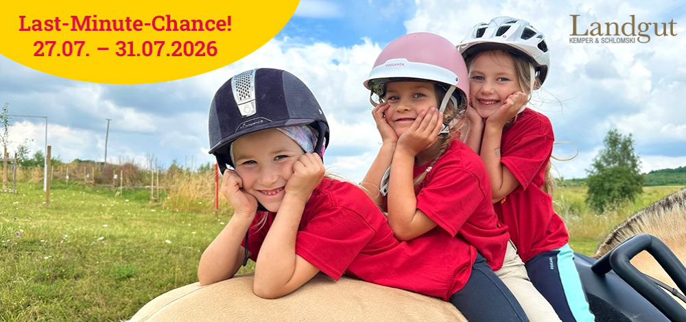 Reiterferien für Kinder, Nähe Dresden: Last-Minute-Chance – 27. bis 31.07.2026
