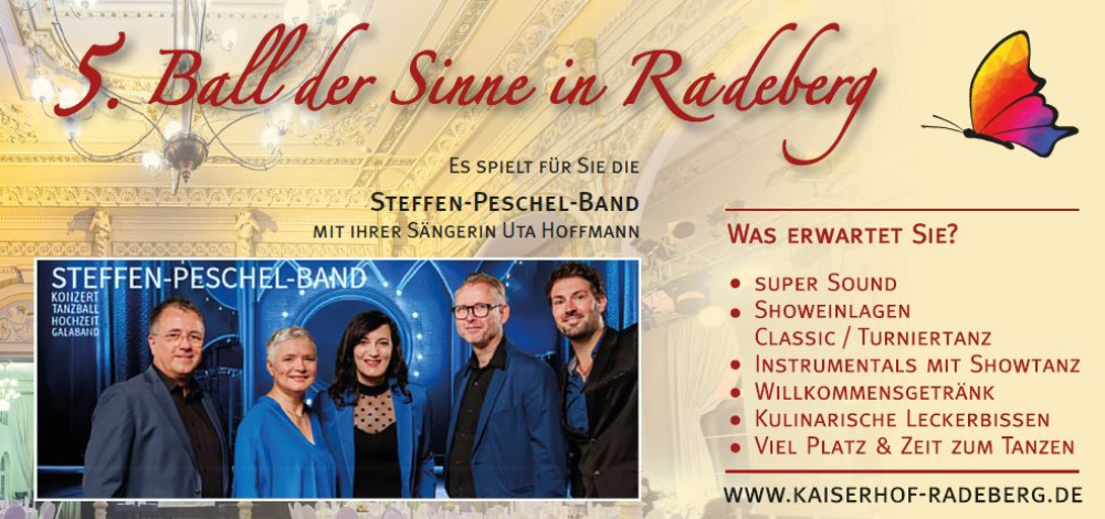 5. Ball der Sinne im Kaiserhof Radeberg