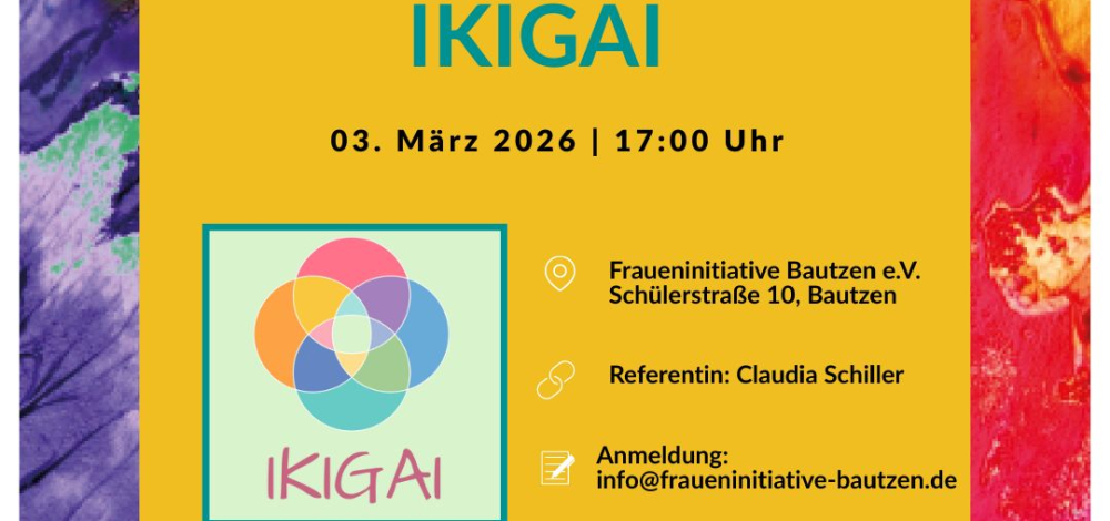 IKIGAI -Workshop Wofür es sich lohnt, morgens aufzustehen