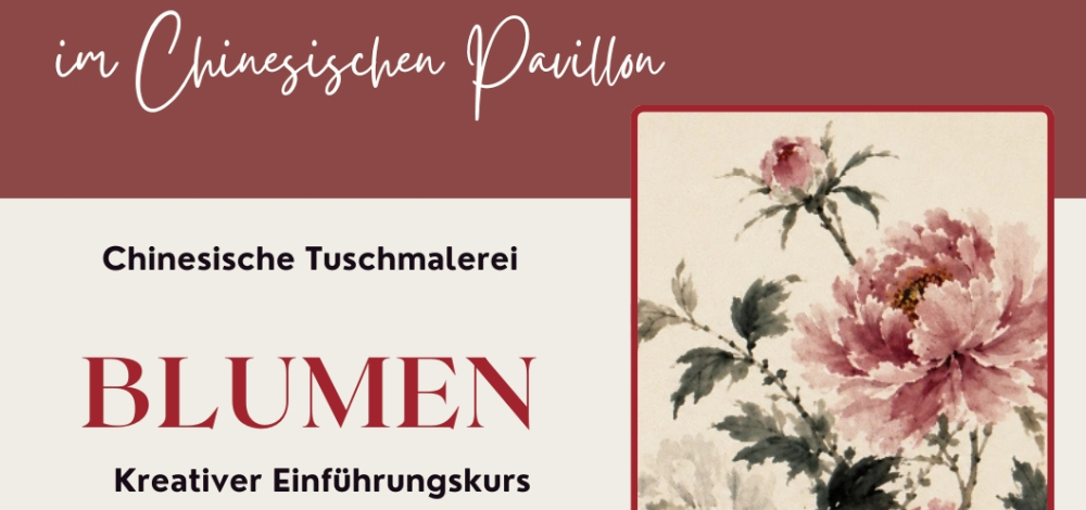 Chinesische Tuschmalerei – kreativer Einführungskurs: BLUMEN