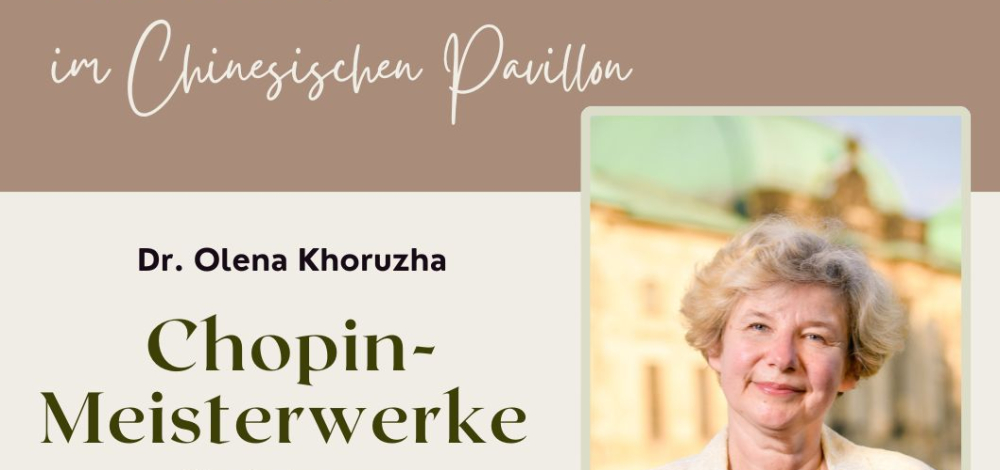 Chopin-Meisterwerke – Dr. Olena Khoruzha im Konzert