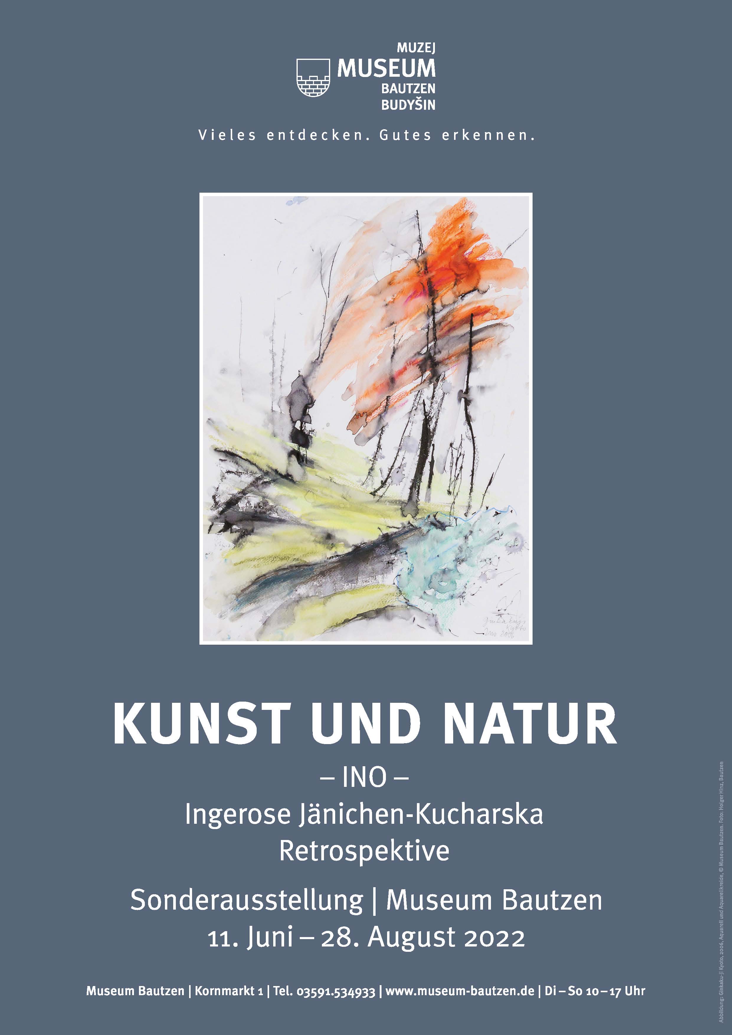 Kunst und Natur. -INO- Ingerose Jänichen-Kucharska. Retrospektive