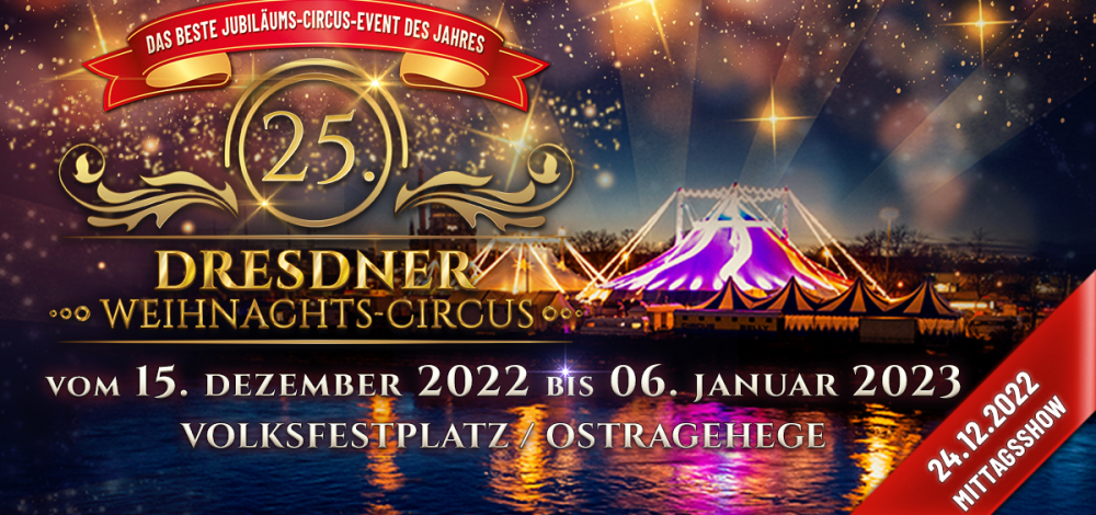 Nachmittagsshow des 25. Weihnachts-Circus