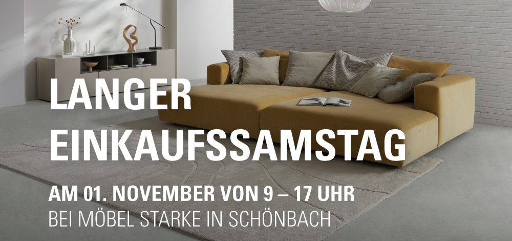 Langer Einkaufssamstag bei MÖBEL STARKE in Schönbach