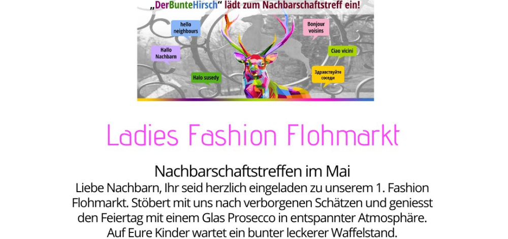 1. Ladies Fashion Flohmarkt von DerBunteHirsch