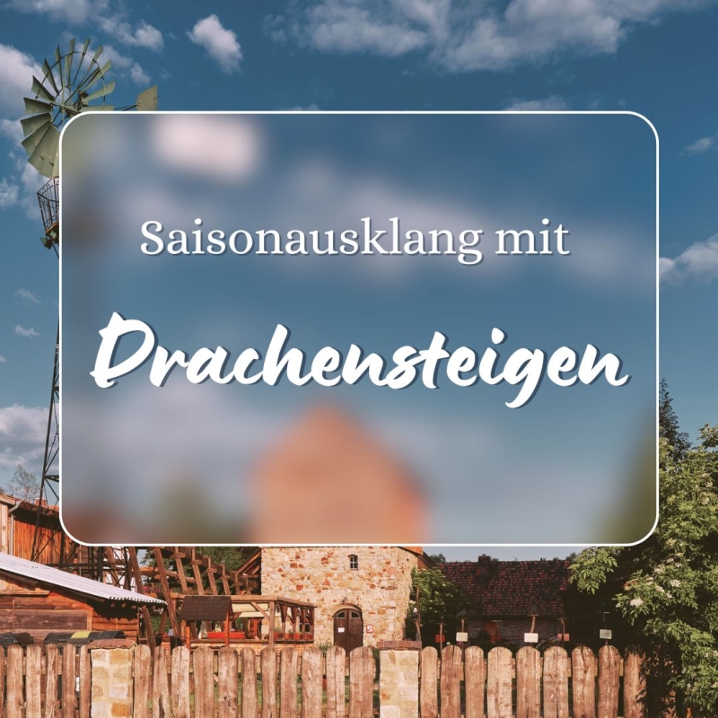 Saisonausklang mit Drachensteigen