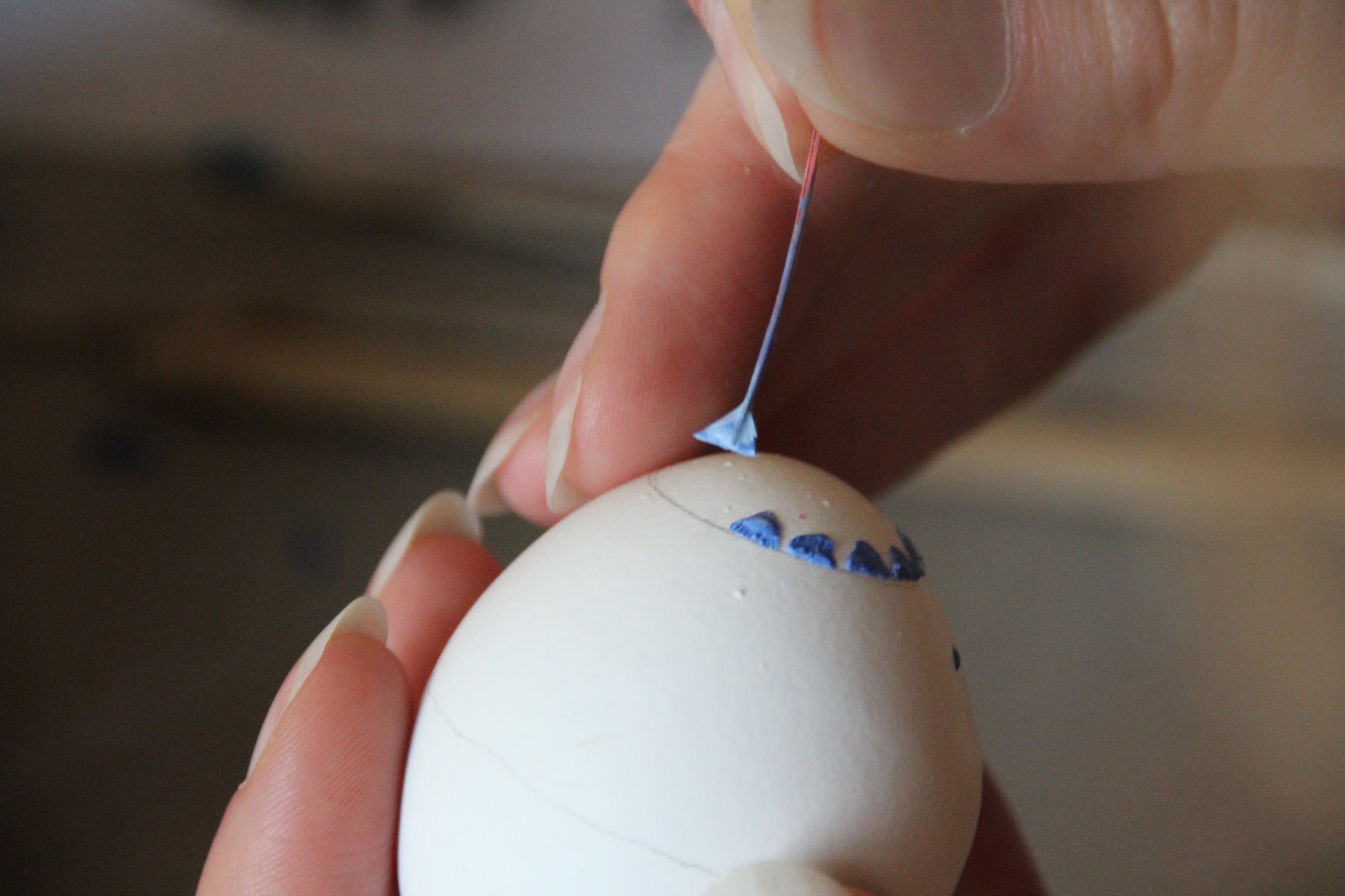 Ostereierverzieren nach sorbischem Brauch