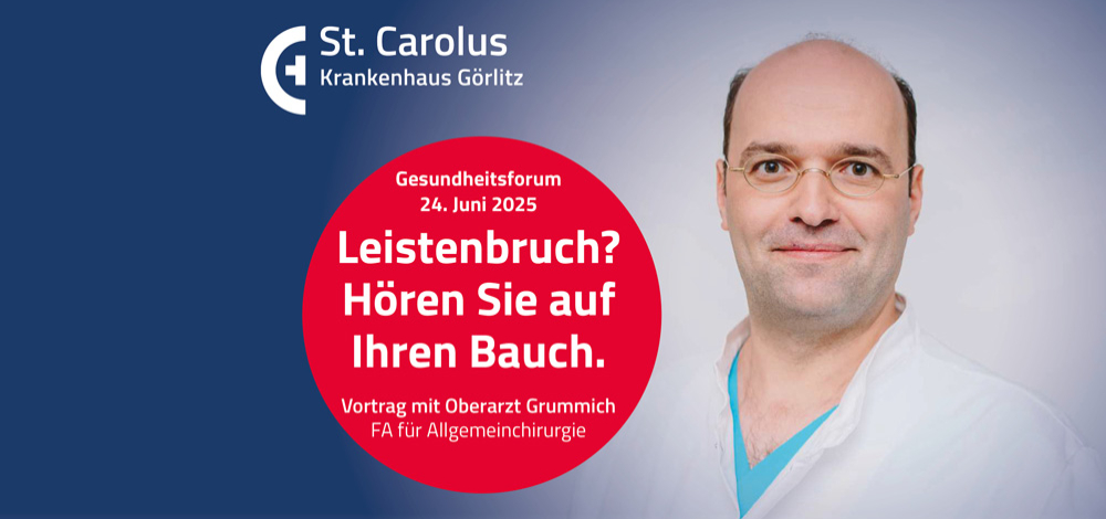 Gesundheitsforum: Hernienchirurgie – Minimalinvasive Operationen bei Leisten- und Bauchwandbrüchen