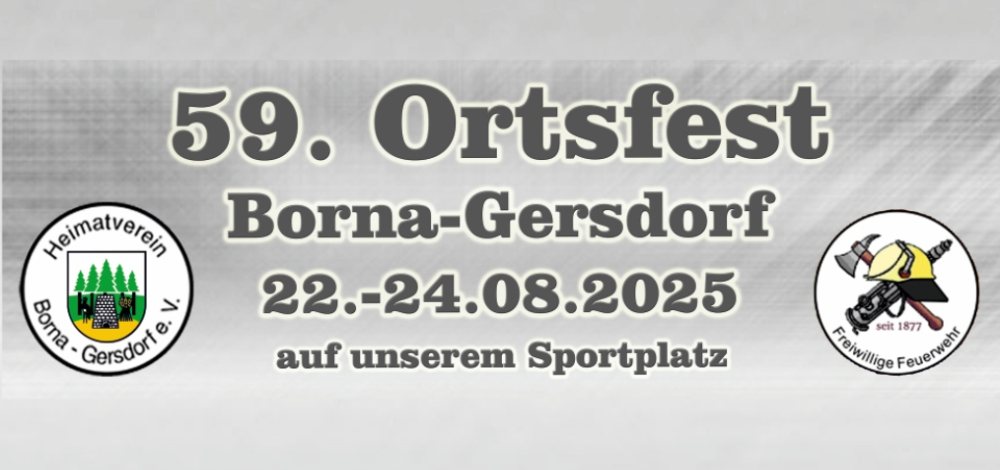 59. Ortsfest Borna-Gersdorf