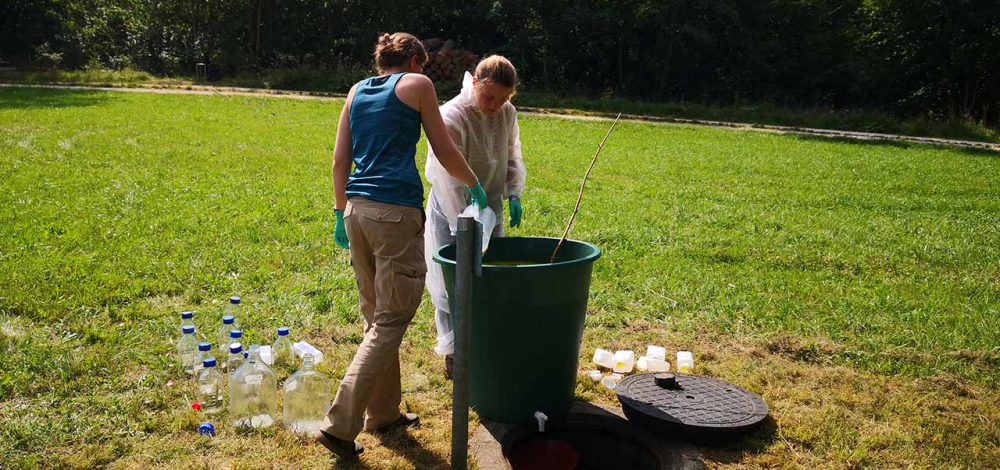 Auf der Spur von Bakterien und Viren im Grundwasser