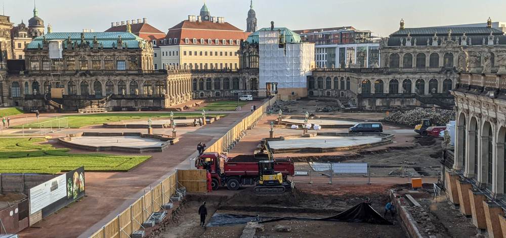 Traum oder Wirklichkeit - Die königlichen Gärten im Dresdner Dresdner Zwinger. Archäologie und Neugestaltung