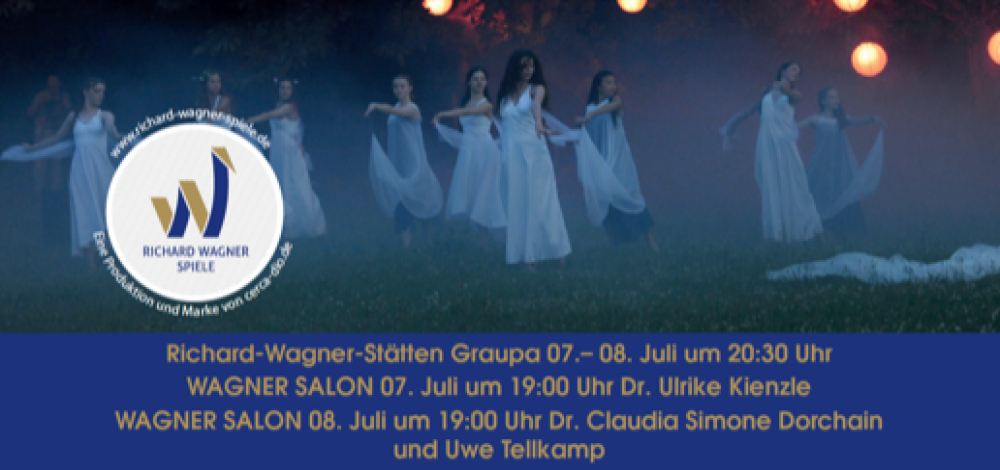 RICHARD WAGNER SALON – Blütenstaubfragmente – Beim Wiederlesen von Novalis mit Dr. phil. Claudia Simone Dorchain und Uwe Tellkamp