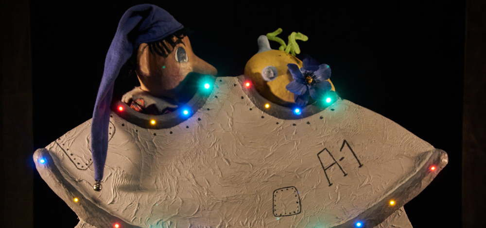 Kasper auf dem Blumenstern