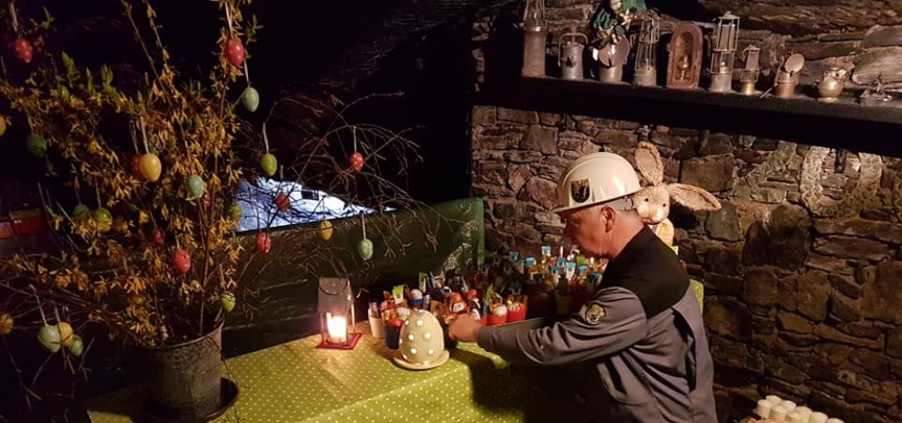 Osterhase kommt ins Bergwerk - Spannende Führungen im Marie Louise Stolln am Rande der Sächs. Schweiz