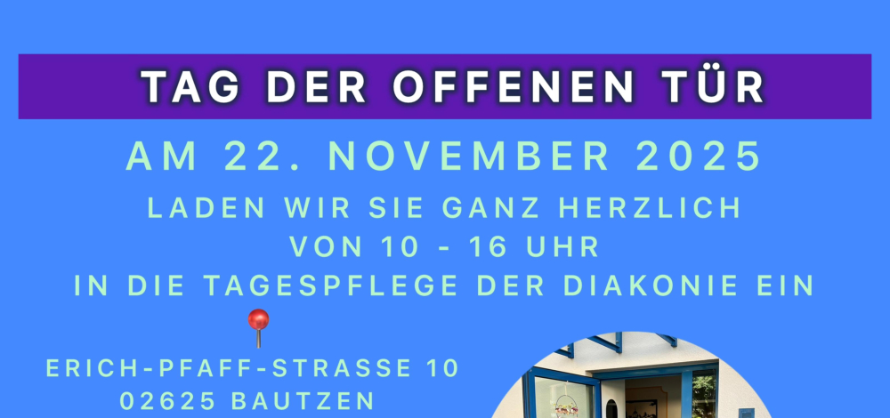 "Tag der offenen Tür" in der Tagespflege der Diakonie Bautzen