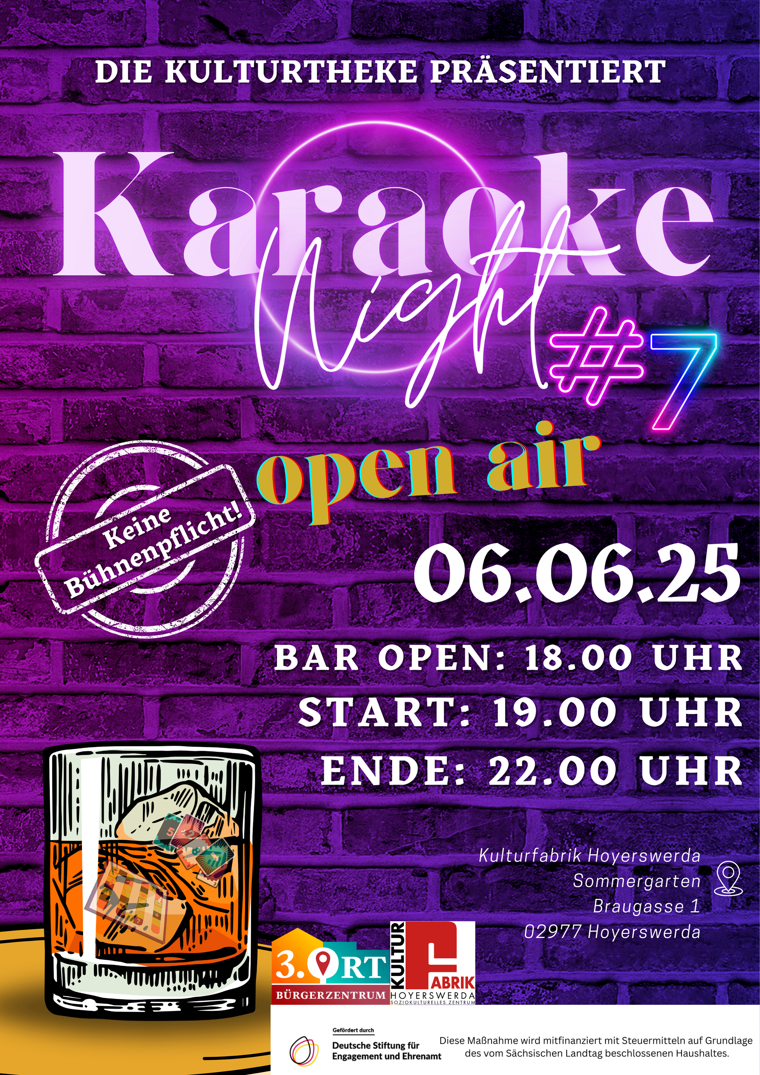 Karaoke Night #7 Open Air im Sommergarten