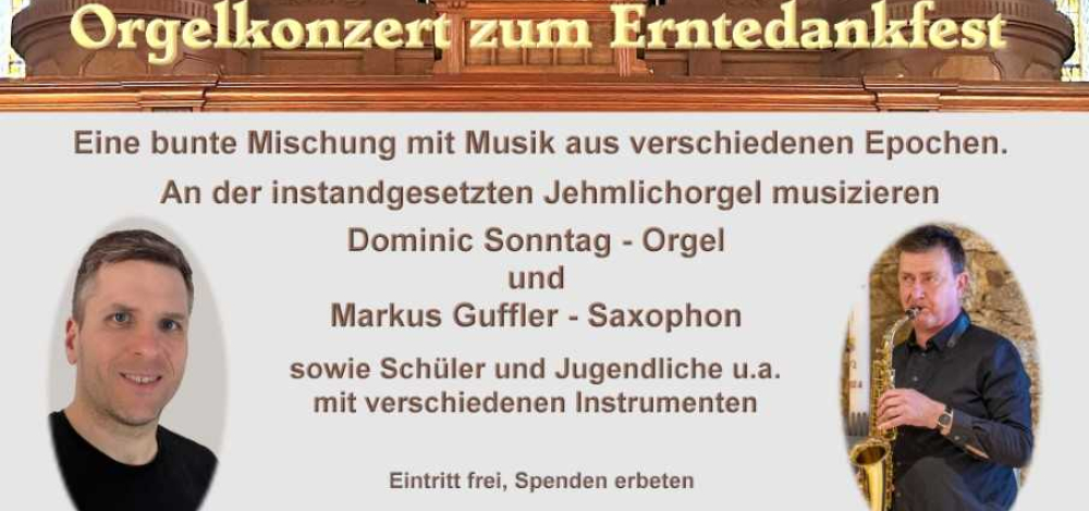 9. FREITALER ORGELHERBST - 1. Konzert - Orgelkonzert zum Erntedankfest