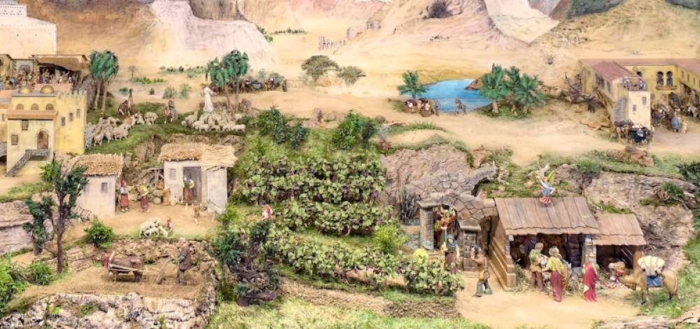 Weihnachtskrippe in der Wehrsdorfer Kirche