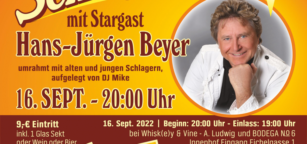 Bunter Schlagerabend mit Hans-Jürgen-Beyer