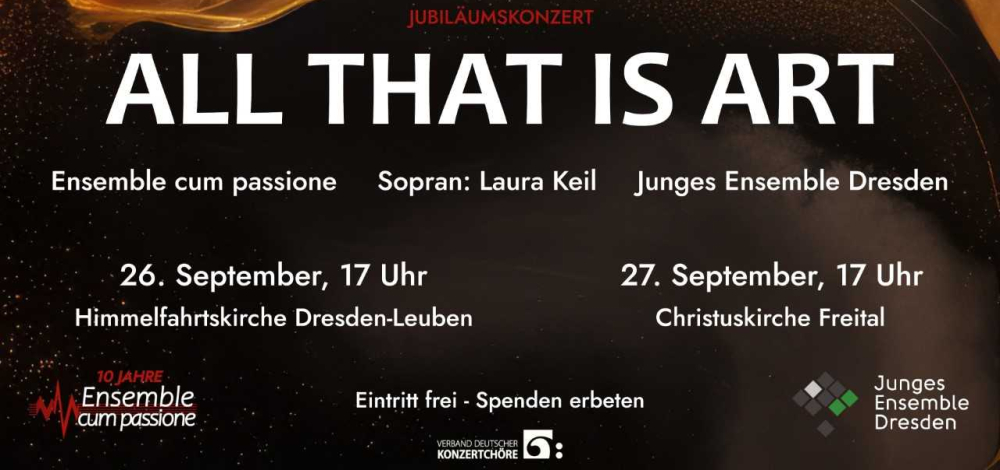 ALL THAT IS ART - Konzert mit Ensemble Cum Passione