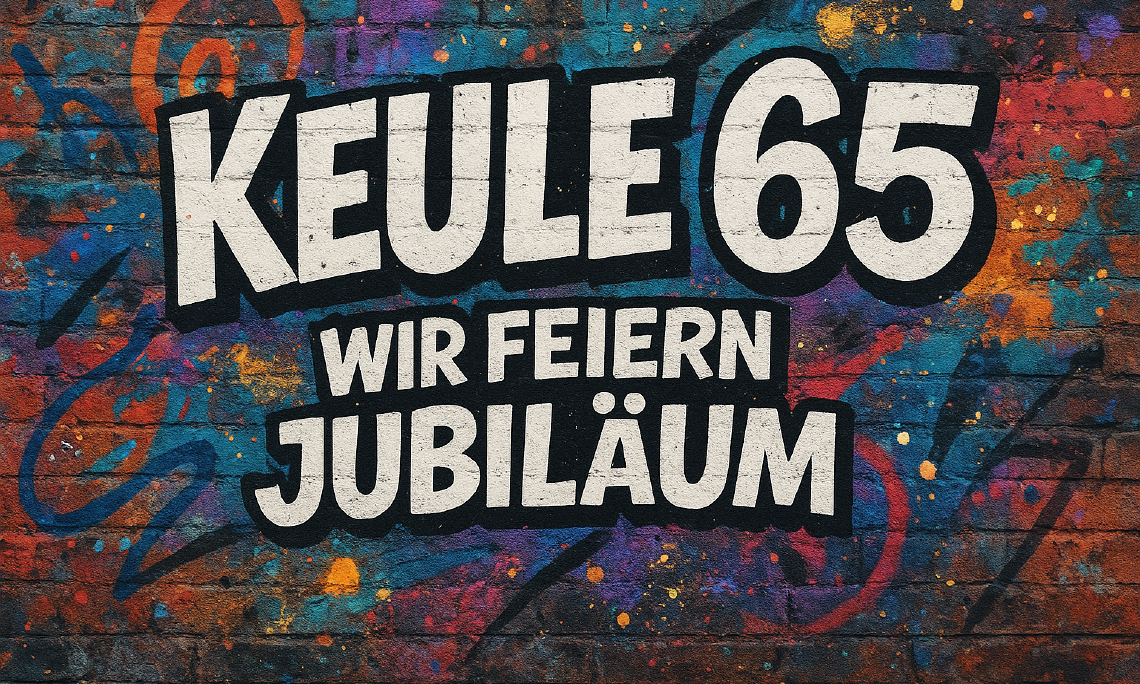 Keule 65 - das große Jubiläums-Wochenende - Musikalische Jubiläums-Show am 1., 2. und 3. Mai +++ Sahra Wagenknecht und Michael Kretschmer am 2. Mai
