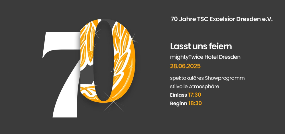 Galaball - 70 Jahre TSC Excelsior Dresden e.V.