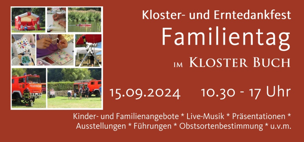 Kloster- und Erntedankfest: FAMILIENFEST