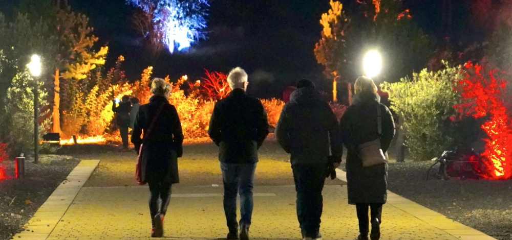 Feuerzauber im Garten der Lichter