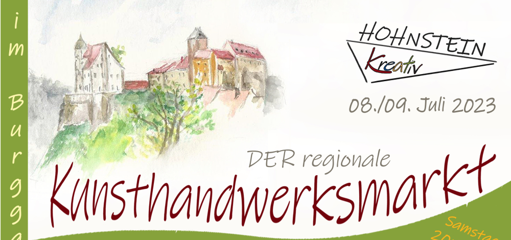 Regionaler Kunsthandwerksmarkt auf der Burg Hohnstein