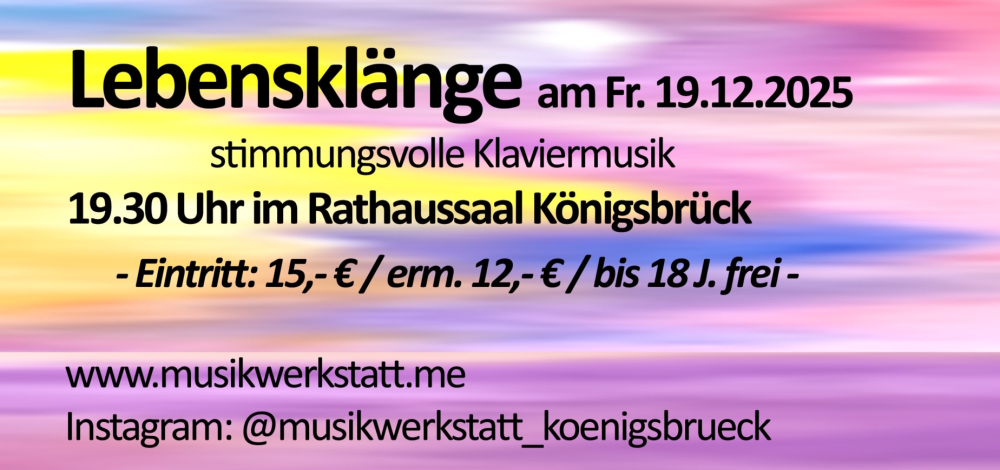 Lebensklänge - stimmungsvolle Klaviermusik