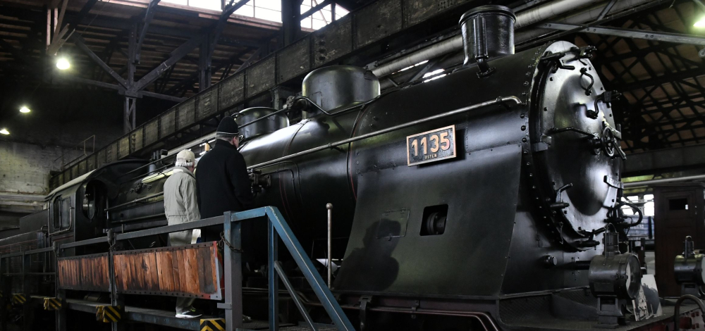 Offenes Eisenbahndepot des Verkehrsmuseums