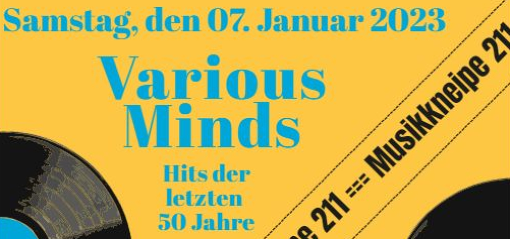 Various Minds spielen Live in der Musikkneipe 211 in Freital