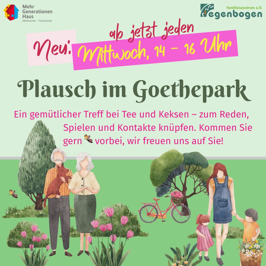 Plausch im Goethepark