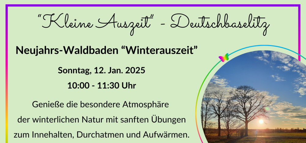 Neujahrs-Waldbaden "Winterauszeit"
