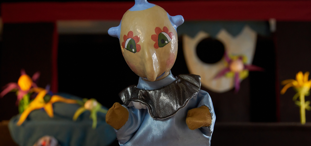 Kasper auf dem Blumenstern